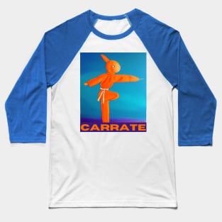 Carrate Carrot Karate Carrot Baseball T-Shirt